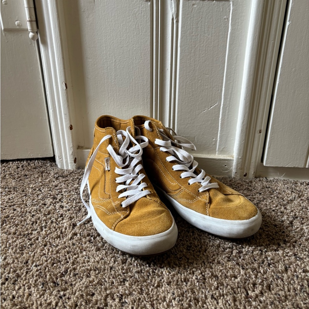 Vans Men's Mustard High-Top Sneakers